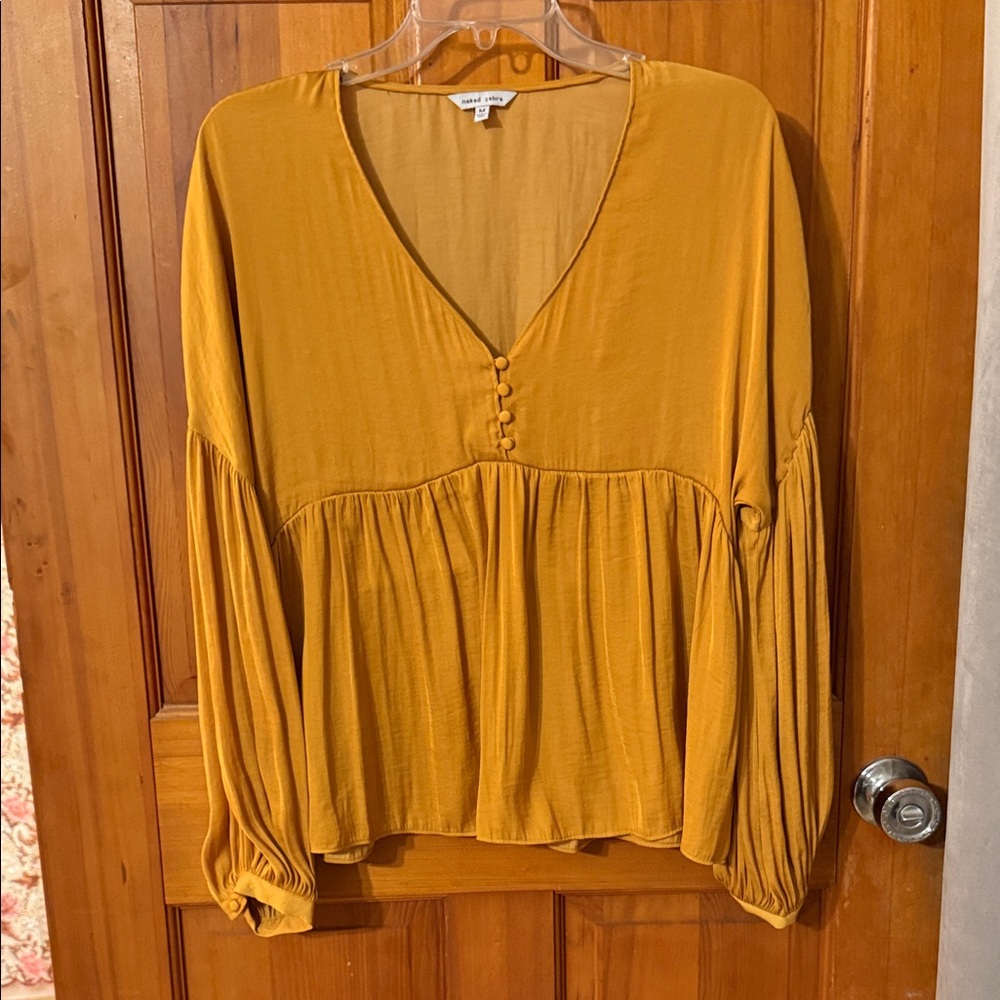 Naked zebra medium Golden Blouse